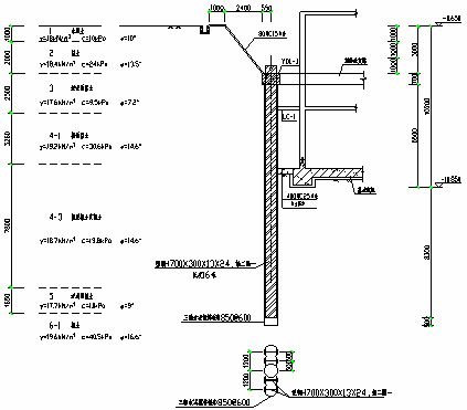 SMW工法计算例题(排水板屋顶花园排水板)